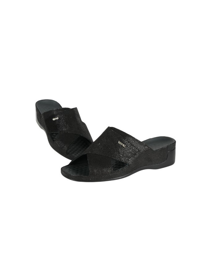 VITAL 148-1125 Vital Ladies Sandals Tina 08060AS Black  - Image 3