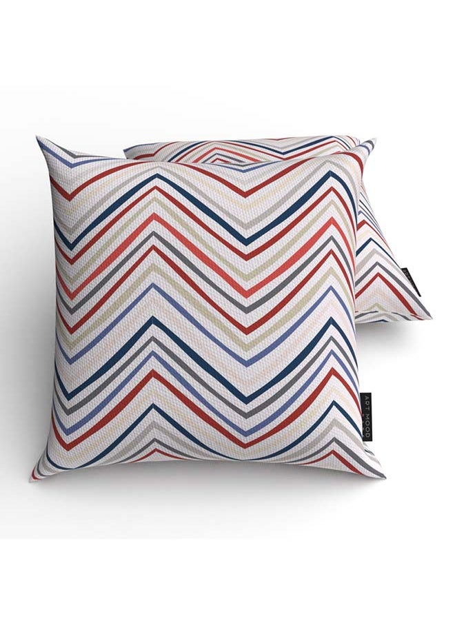 ART MOOD - Lila Zigzag Cushion - Image 1