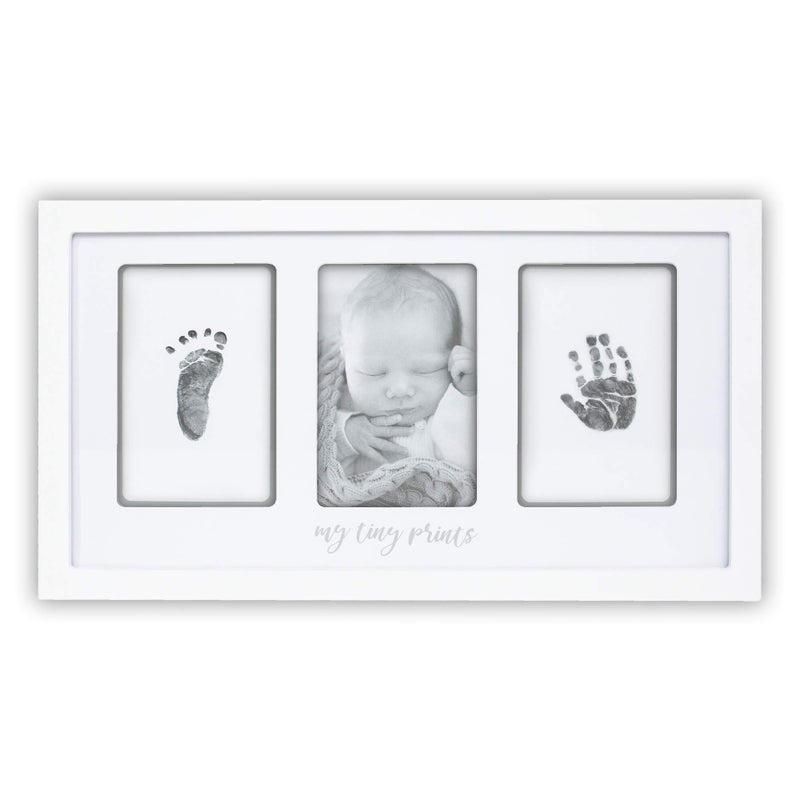 Felt Like Sharing Baby Hand and Footprint Kit White Frame Baby Footprint Kit