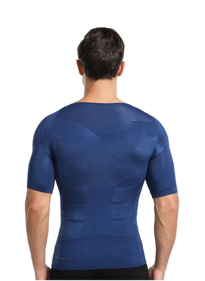 Beauenty - Men's Short Sleeves Tank Corset Compression Shirt - Image 1