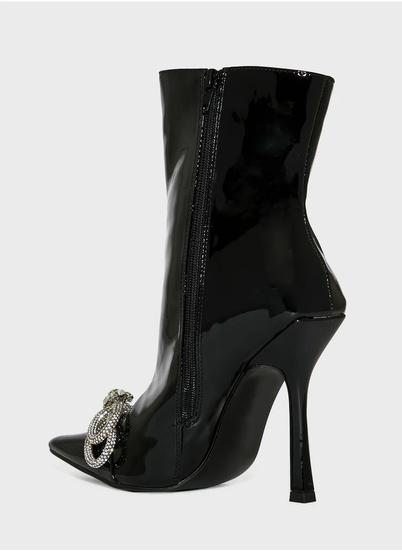 PUBLIC DESIRE Orla High Heel Ankle Boots