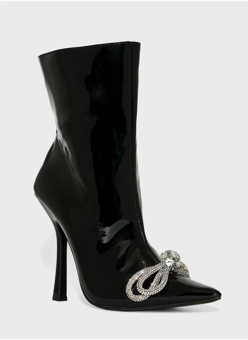 PUBLIC DESIRE Orla High Heel Ankle Boots