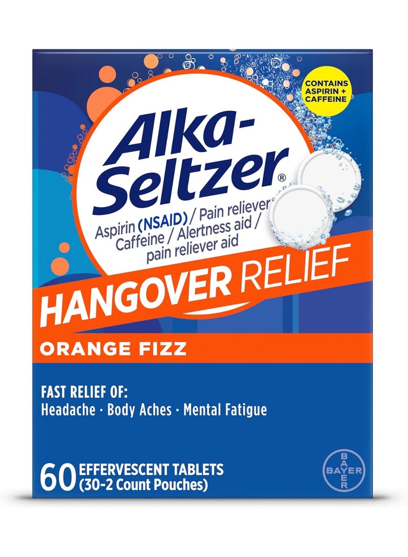 Alka-Seltzer Relief Tablets, Fast Relief Starts In About 15 Minutes for Headaches, Body Aches & Mental Fatigue,  60 Count (3 Boxes, 20 Tablets Each) - Image 1