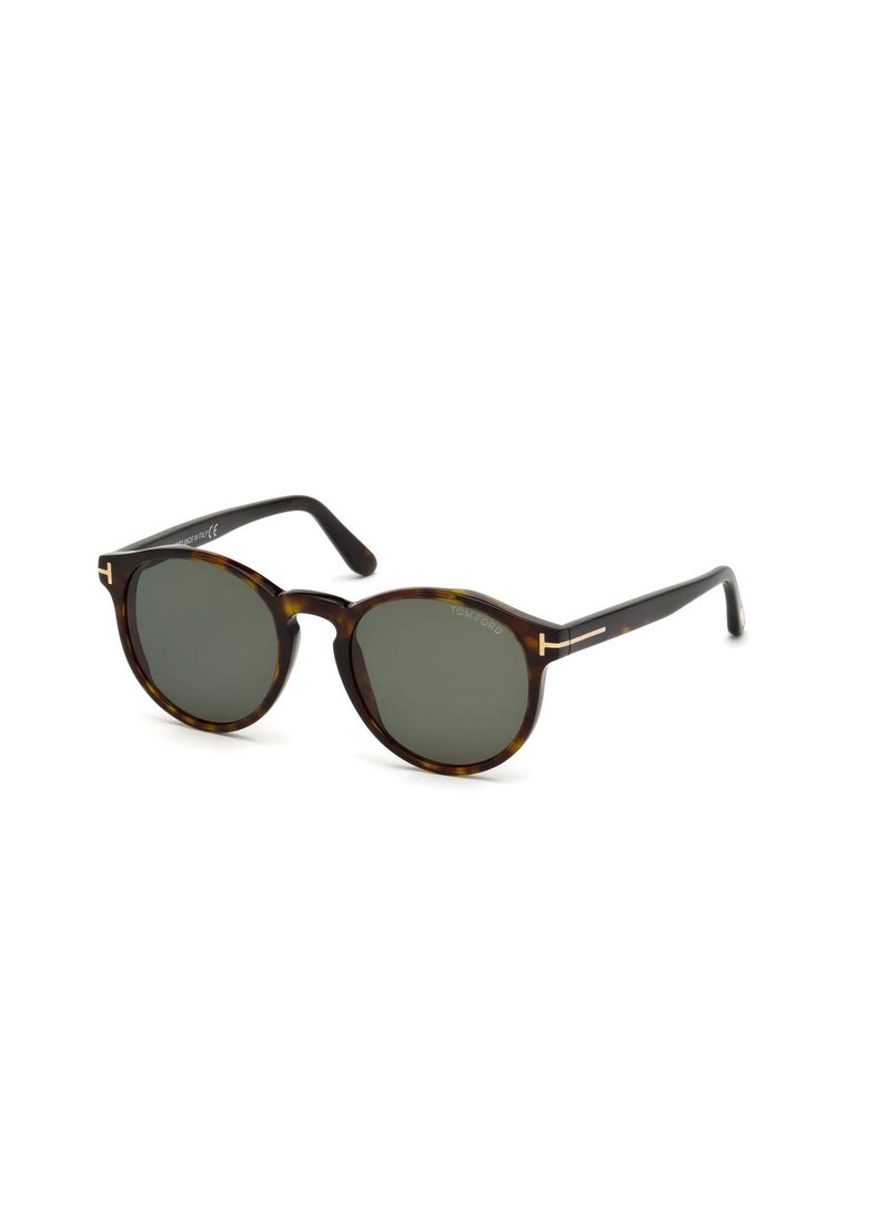 توم فورد نظارات شمسية دائرية كاملة الإطار من توم فورد، طراز Ian-02 FT0591 52N، للجنسين - Image 1