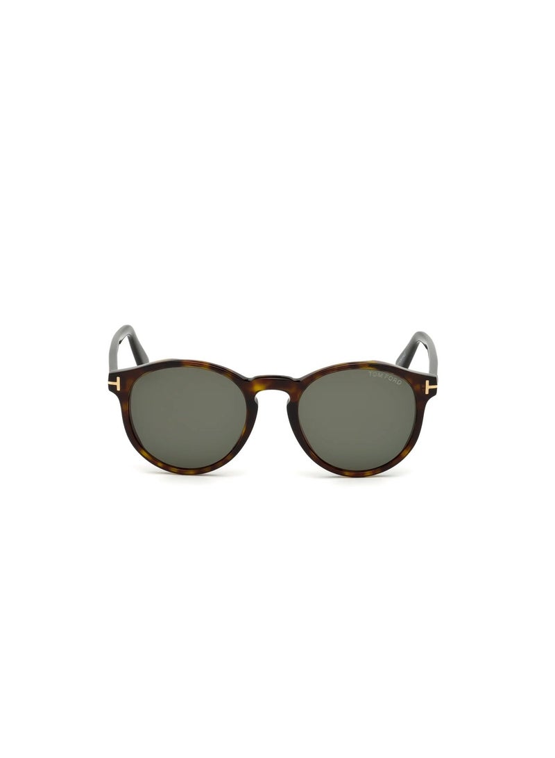 توم فورد نظارات شمسية دائرية كاملة الإطار من توم فورد، طراز Ian-02 FT0591 52N، للجنسين - Image 2