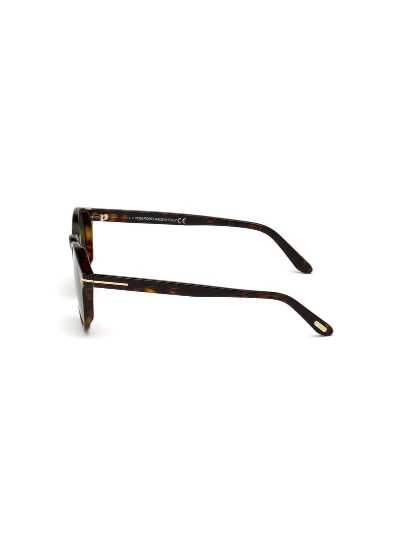 توم فورد نظارات شمسية دائرية كاملة الإطار من توم فورد، طراز Ian-02 FT0591 52N، للجنسين - Image 4