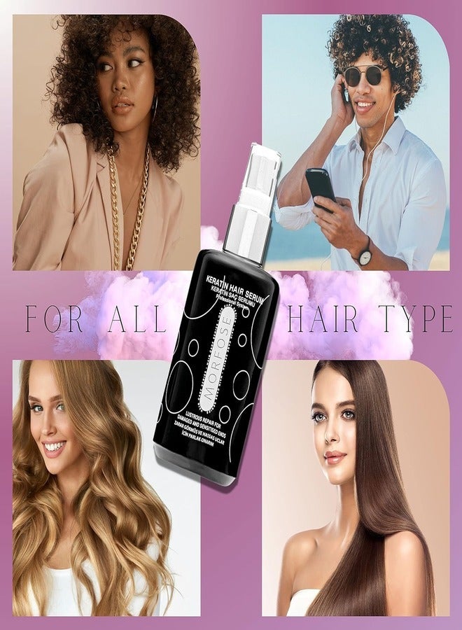 مورفوز سيروم الكيراتين للشعر من مورفوس 75 مل: تحكم فوري بالتجعد وشعر حريري ناعم - Image 5