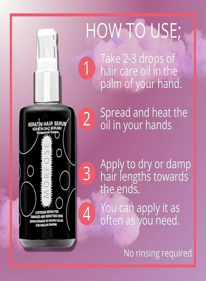 مورفوز سيروم الكيراتين للشعر من مورفوس 75 مل: تحكم فوري بالتجعد وشعر حريري ناعم - Image 4