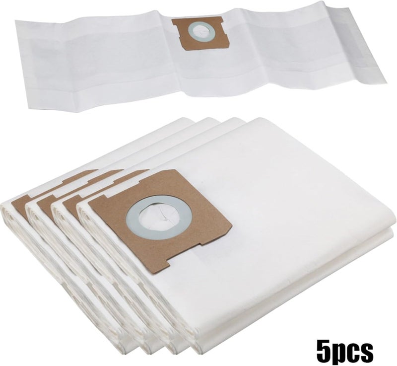 Purfex 5Pcs Pack Paper Filter Bags Compatible for Karcher WD1, MV1Wet & Dry Vacuum Cleaners | |Sweeper Filter Bag Dust Collector|Bag Replacement Vacuum Cleaner Accessories - Image 4