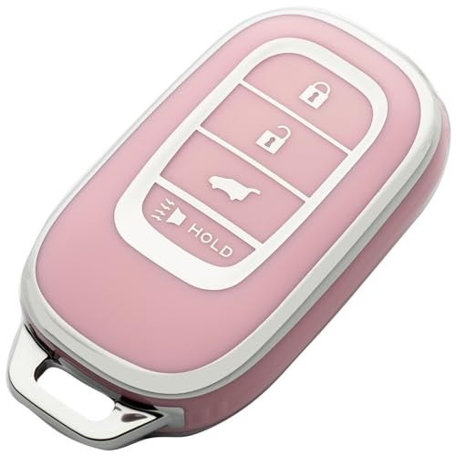 Tautrophen Key Fob Cover Compatible with Honda Civic Accord Pilot HRV Lx CRV Lx Odyssey Smart Key 2025 2026 - Image 1