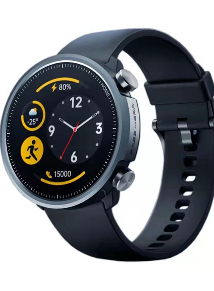 MIBRO A1 Health Monitoring Waterproof Smartwatch Call reminder Black - Image 2