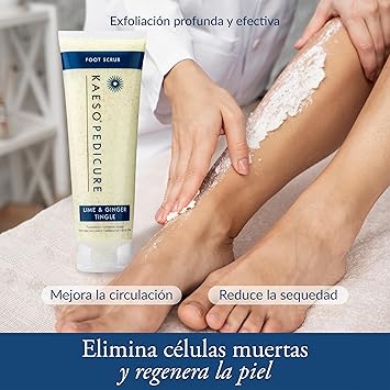 Kaeso Lime and Ginger Tingle Foot Scrub 250 ml - Image 3