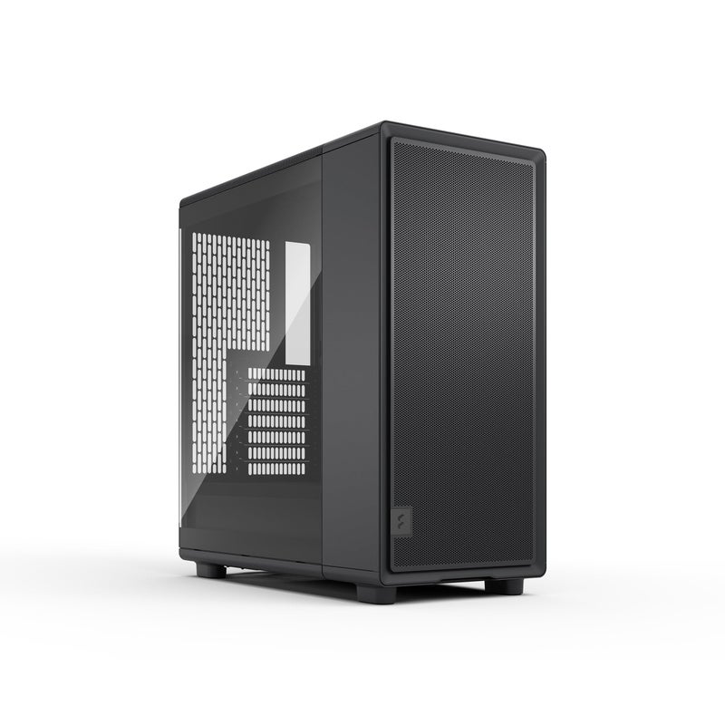 Fractal Design حالة ألعاب الكمبيوتر Fractal Design Epoch Black - زجاج مقسى بلون خفيف - تدفق هواء عالي - لوحة أمامية شبكية - تشمل ثلاثة مراوح Momentum 12 - مساحة داخلية واسعة - دعم ATX/mATX/ITX - Image 1