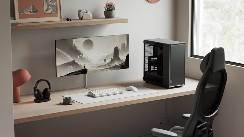 Fractal Design حالة ألعاب الكمبيوتر Fractal Design Epoch Black - زجاج مقسى بلون خفيف - تدفق هواء عالي - لوحة أمامية شبكية - تشمل ثلاثة مراوح Momentum 12 - مساحة داخلية واسعة - دعم ATX/mATX/ITX - Image 2