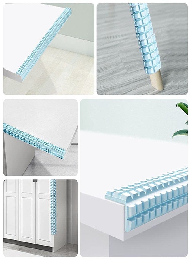 WE-CEF Extra Wide & Soft Edge Protector for Baby Safety(6.5ft) Corners and Edges, Baby Proofing Padding, Foam Edge Guards Baby Proofing Furniture Padding, Foam Edge Guards for Baby Safety (Blue - 1) - Image 3