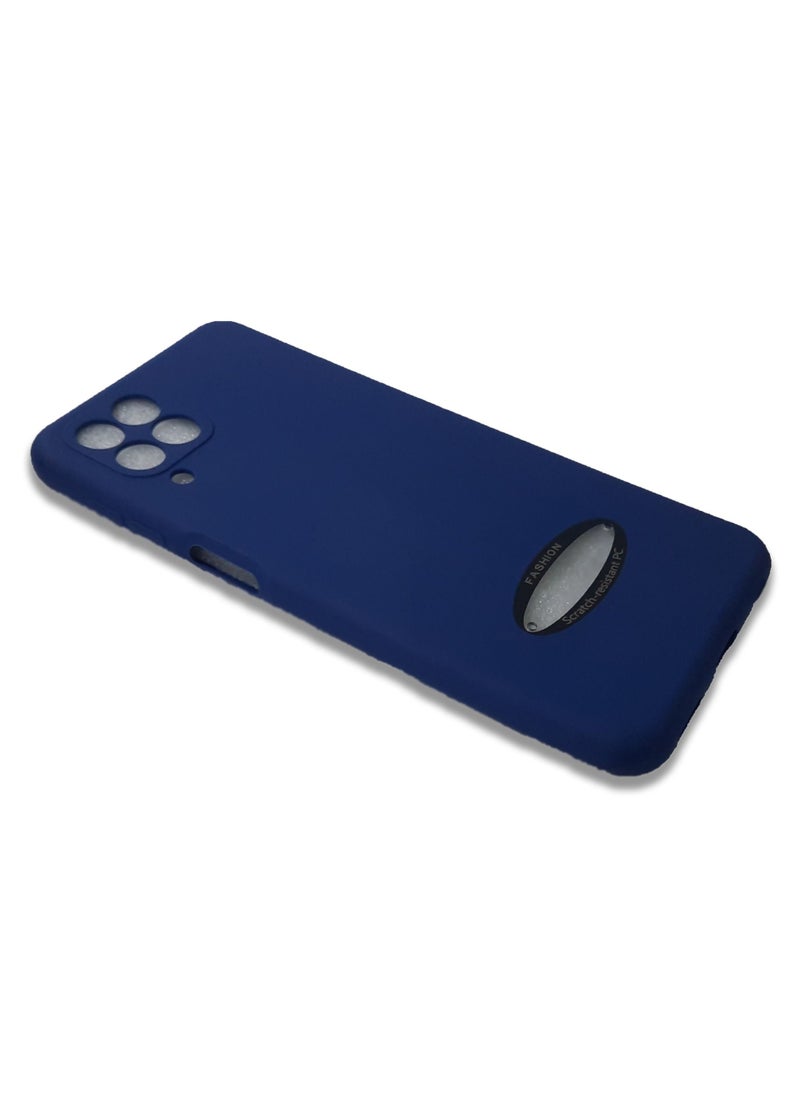 Waldic - Silicone Protective Back Case Cover For Samsung Galaxy M53 5G - Blue - Image 1