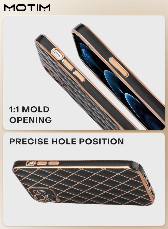 Motim iPhone 14/14 Plus Case Cover with Ring 360°rotatable Kickstand, Plated Soft TPU Kickstand Cover, Slim Shockproof Full-Body Protection Phone Case - Image 4