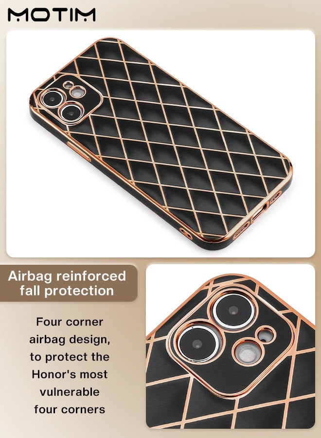 Motim iPhone 14/14 Plus Case Cover with Ring 360°rotatable Kickstand, Plated Soft TPU Kickstand Cover, Slim Shockproof Full-Body Protection Phone Case - Image 3