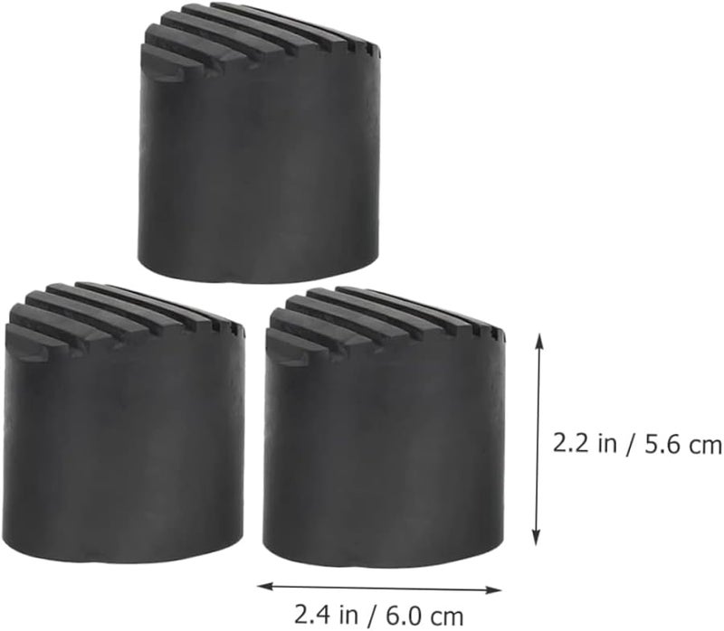 3Pcs Telescoping Ladder Non Slip Foot Covers Protects Floor Thickened Design - Image 3