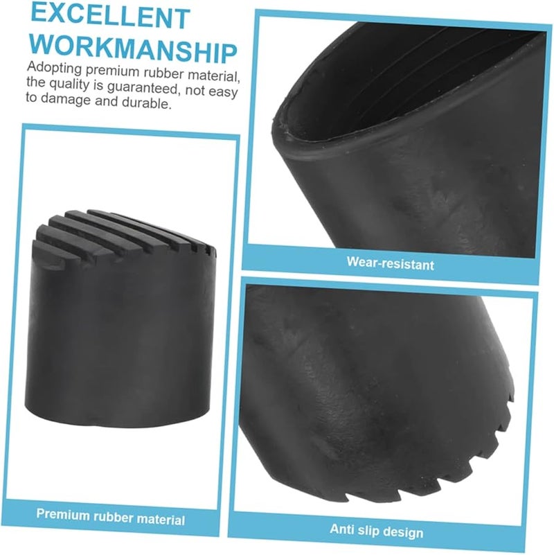 3Pcs Telescoping Ladder Non Slip Foot Covers Protects Floor Thickened Design - Image 5