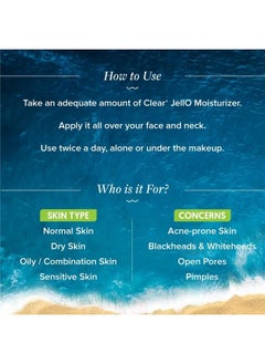 Aqualogica Clear+ Jello Moisturizer With Green Tea & Salicylic Acid; Gelbased Formula; Reduces Acne & Pimples; For Clear & Bright Skin; 50 G  - Image 5