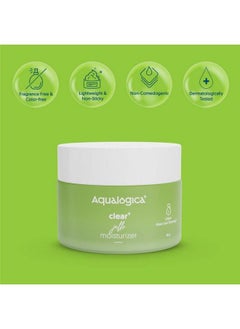 Aqualogica Clear+ Jello Moisturizer With Green Tea & Salicylic Acid; Gelbased Formula; Reduces Acne & Pimples; For Clear & Bright Skin; 50 G  - Image 4