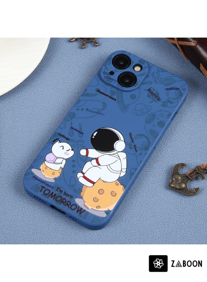 Zaboon Protective Case Cover For iPhone XS / X Astronaut Pattern Frosted TPU - Image 2