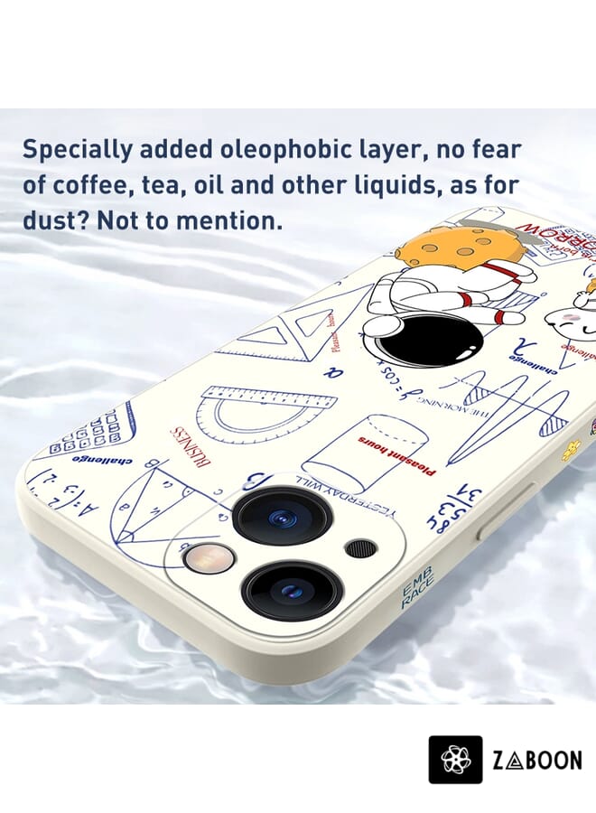 Zaboon Protective Case Cover For iPhone XS / X Astronaut Pattern Frosted TPU - Image 5