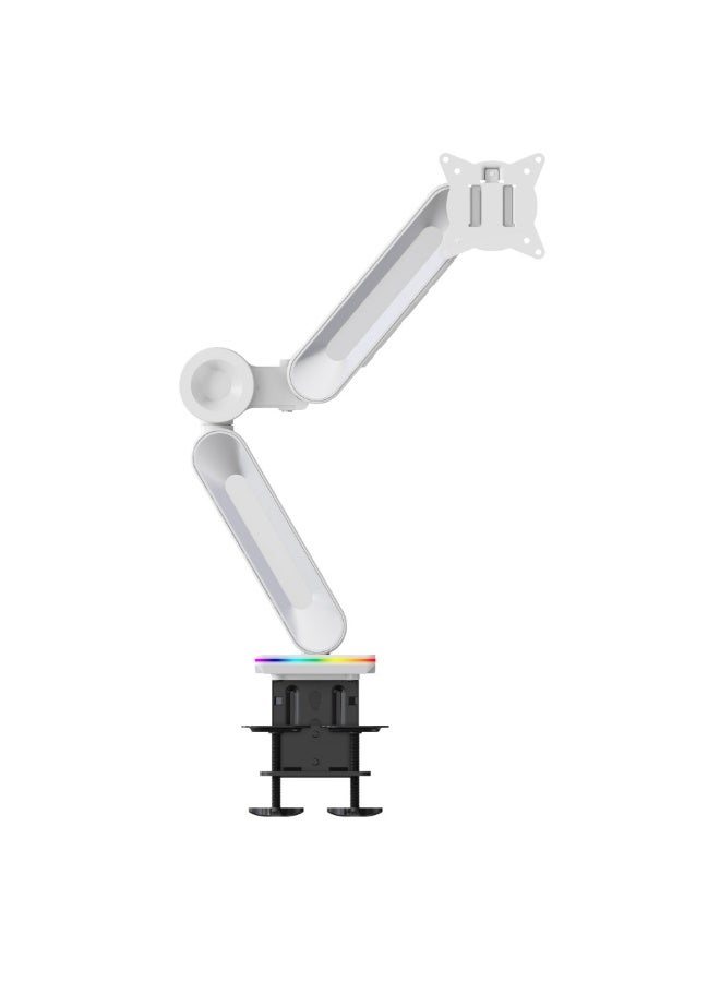 ديفو Devo Gaming Monitor Arm – Flexi Elite 1 – White - Image 1