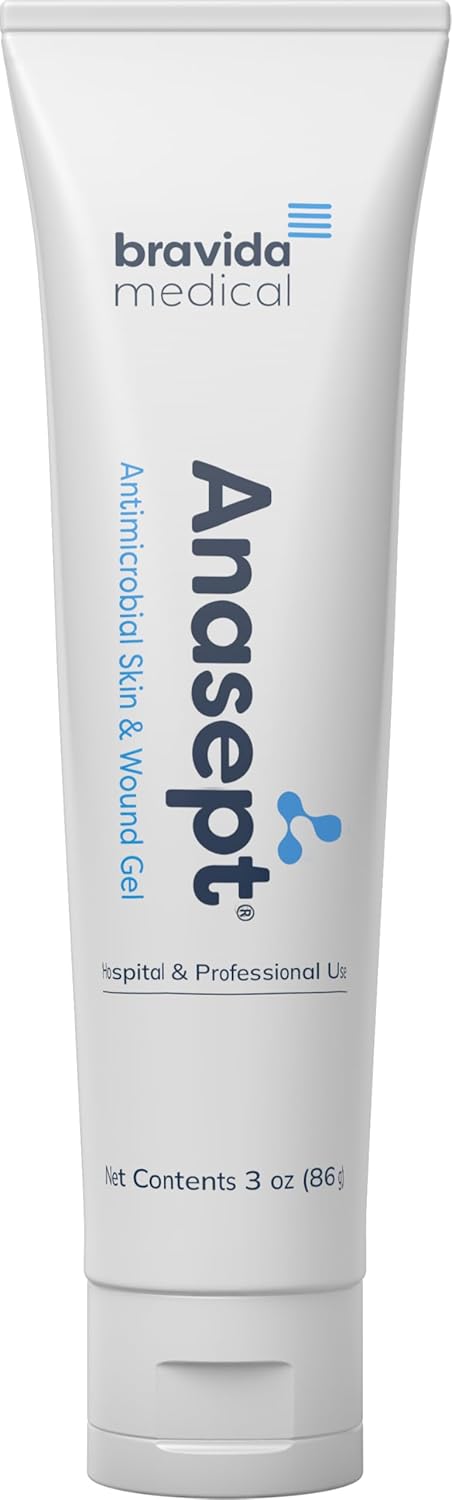 AnaseptAntimicrobial Skin Wound Gel 3 oz Tube - Image 1