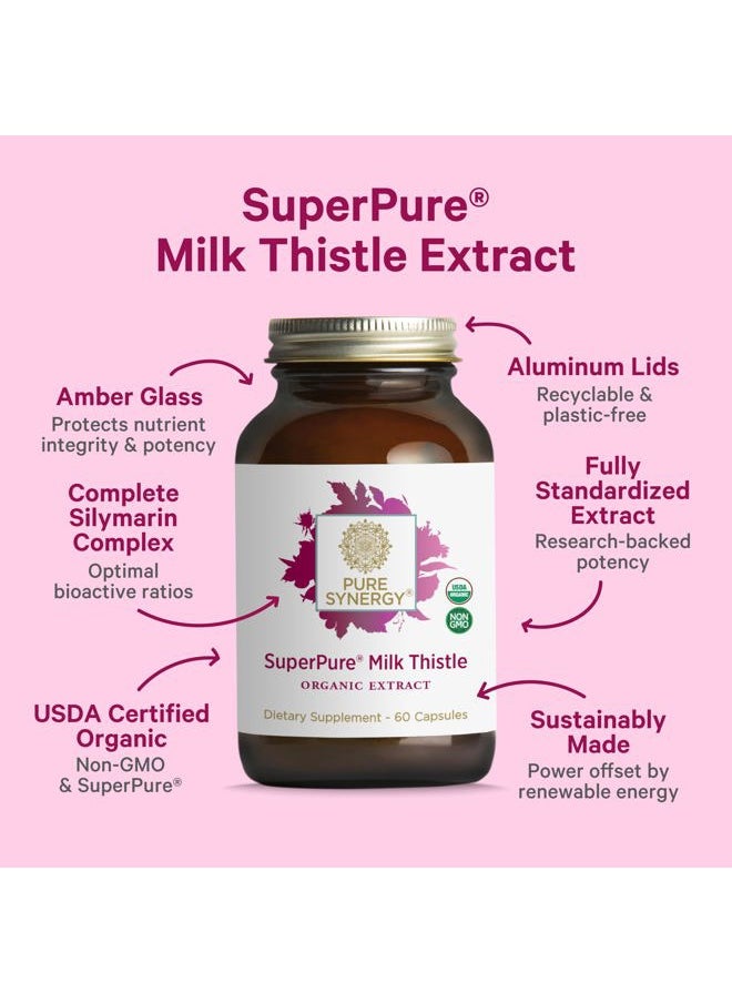 Sun Laboratories by Giesee SuperPure Milk Thistle Extract | Liver Detox and Cleanse Supplement | Organic Milk Thistle Extract with Silymarin | for Healthy Liver Support (60 Capsules)  - Image 3
