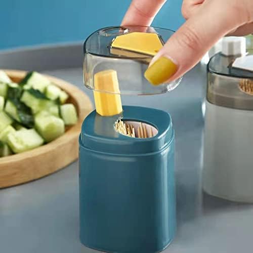 Generic Toothpick Holder Dispenser PopUp Automatic Toothpick Dispenser for Kitchen Restaurant Thickening Toothpicks Container Pocket NoveltyMultiPack Of 1  - Image 3