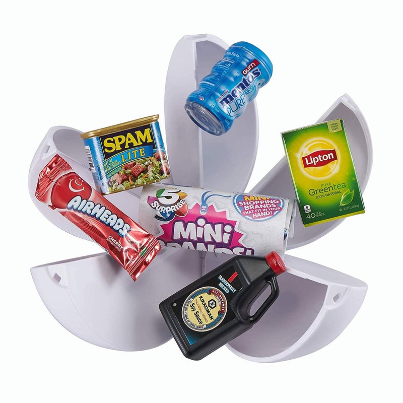 5 Surprise Mini Brands (2 Pack) Series 1 by ZURU Amazon Exclusive Mystery Real Miniature Collectible Toy Capsule (PVC Tube Packaging), Gold - Image 2