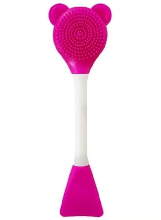 Silicone Facial Mask Brush, Massage Spoon, Exfoliating Brush, Soft Makeup Brush for Facial Cleansing, Suitable for Clay, Charcoal, Combination Masks - Assorted Colors - Image 2