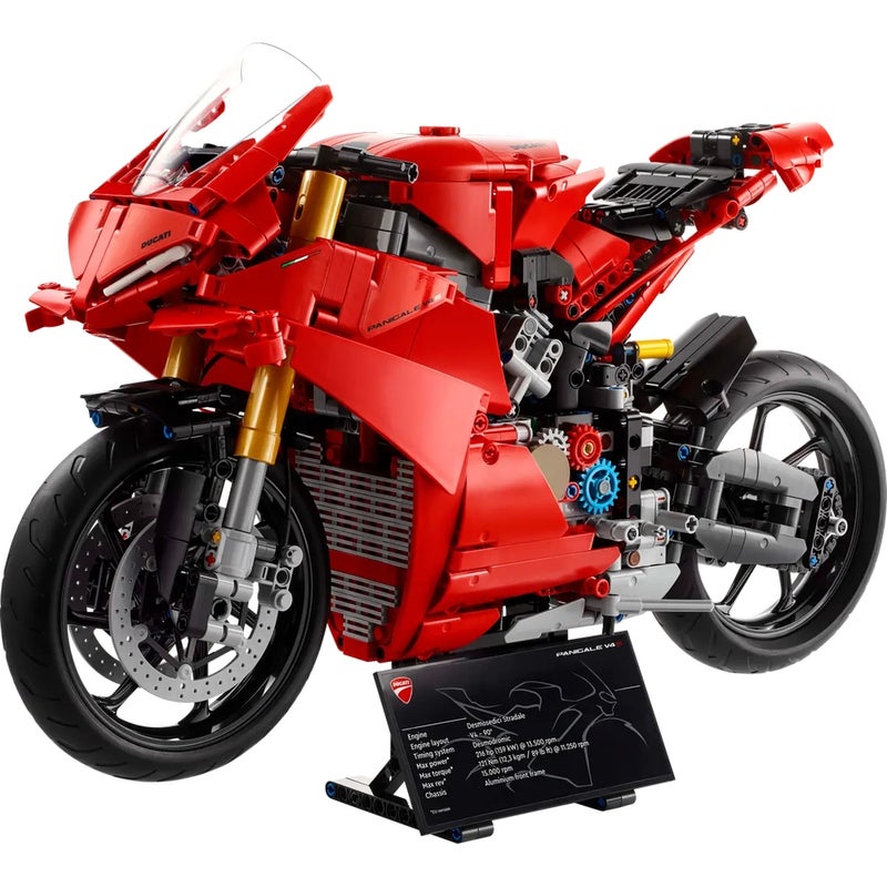 LEGO - Technic Ducati Panigale V4 S Motorcycle 1603 Pieces - 42202 - Image 3