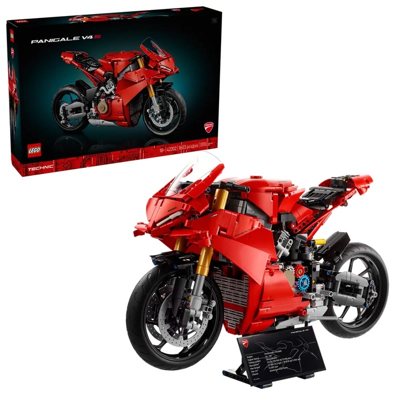 LEGO - Technic Ducati Panigale V4 S Motorcycle 1603 Pieces - 42202 - Image 2