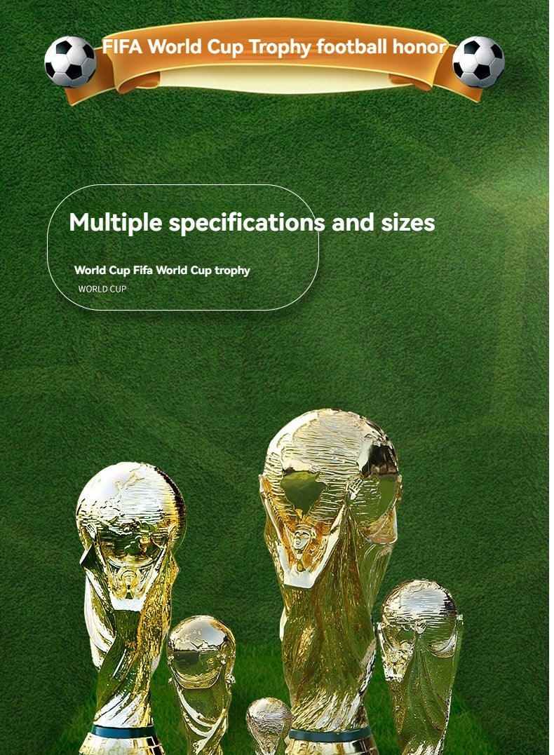 M MIAOYAN Resin Trophy Model – Football Champion Cup Replica | Fan Souvenir & Decorative Prop  - Image 3