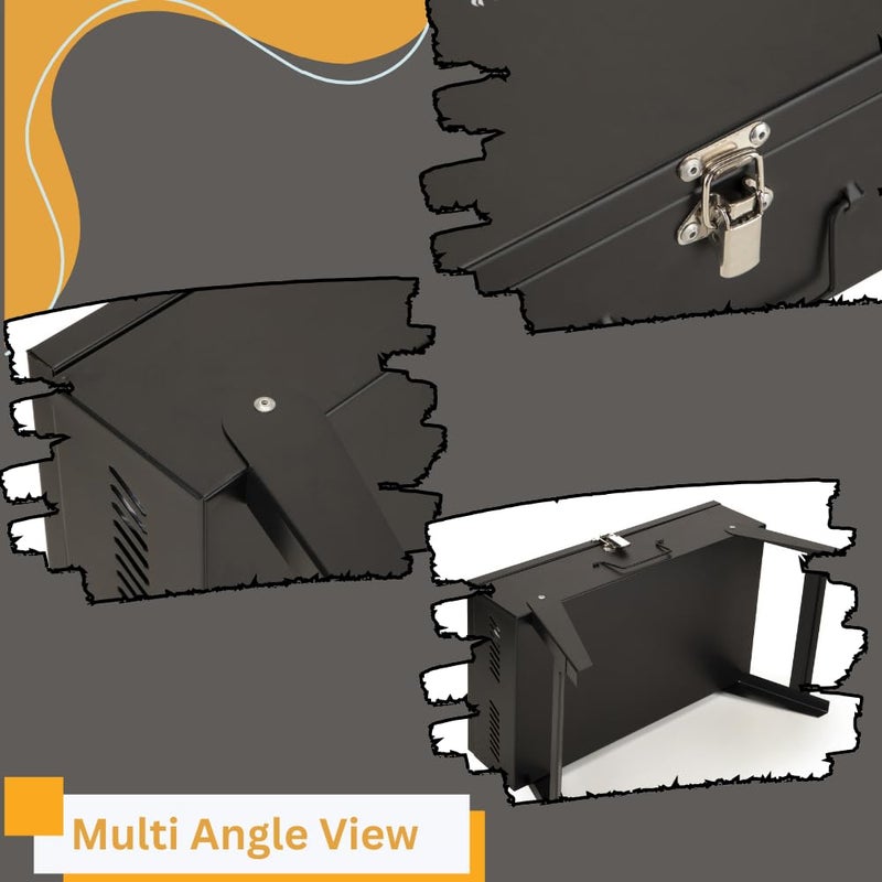 Chefman Compact Briefcase BBQ Grill for Outdoor Cooking | Portable, Lightweight Design Perfect for Camping, Tailgating, and Backyard BBQs – Easy to Transport and Store Charcoal Grill - Image 3