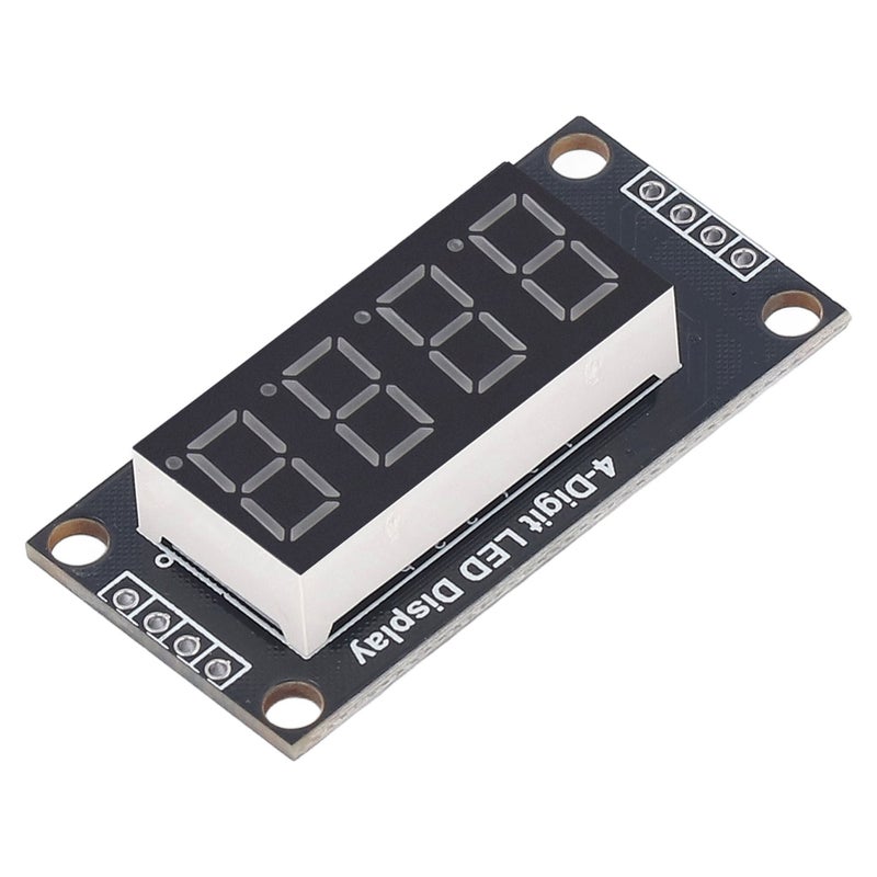 4 Sets Digital Tube Display Module LED 4 Digit 7 Segment 0.36in TM1637 Drive Chip Red MRA110B - Image 3