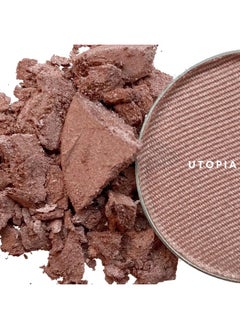 Honeybee Gardens Pressed Powder Matte Nude Pink Eyeshadow Single Refill (Utopia Nude Pink Mauve With Shimmer) ; Pan Only No Compact ; Vegan Gluten Free Cruelty Free 1.3G  - Image 3