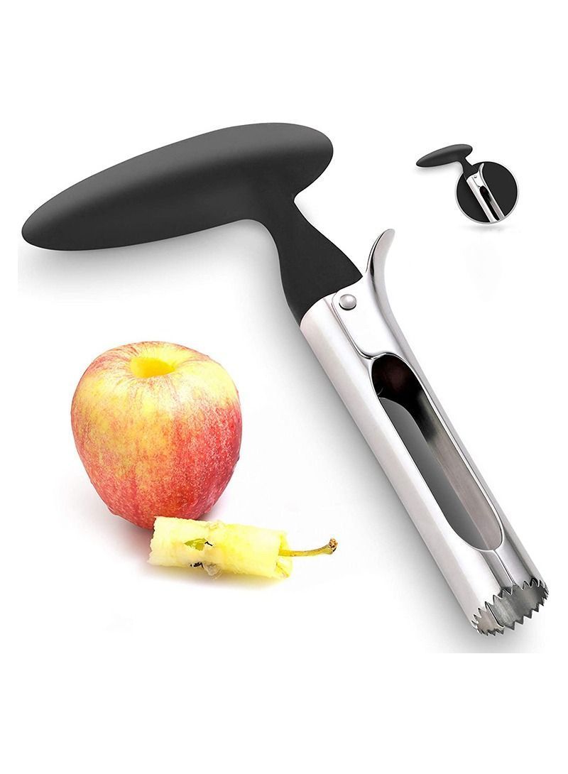 NIBEMINENT Apple Corer, Stainless Steel Fruit Vegetables Convenient for Juicer, Perfect Pitter Apples and Pears, Safe Durable Kitchen Gadgets  - Image 2