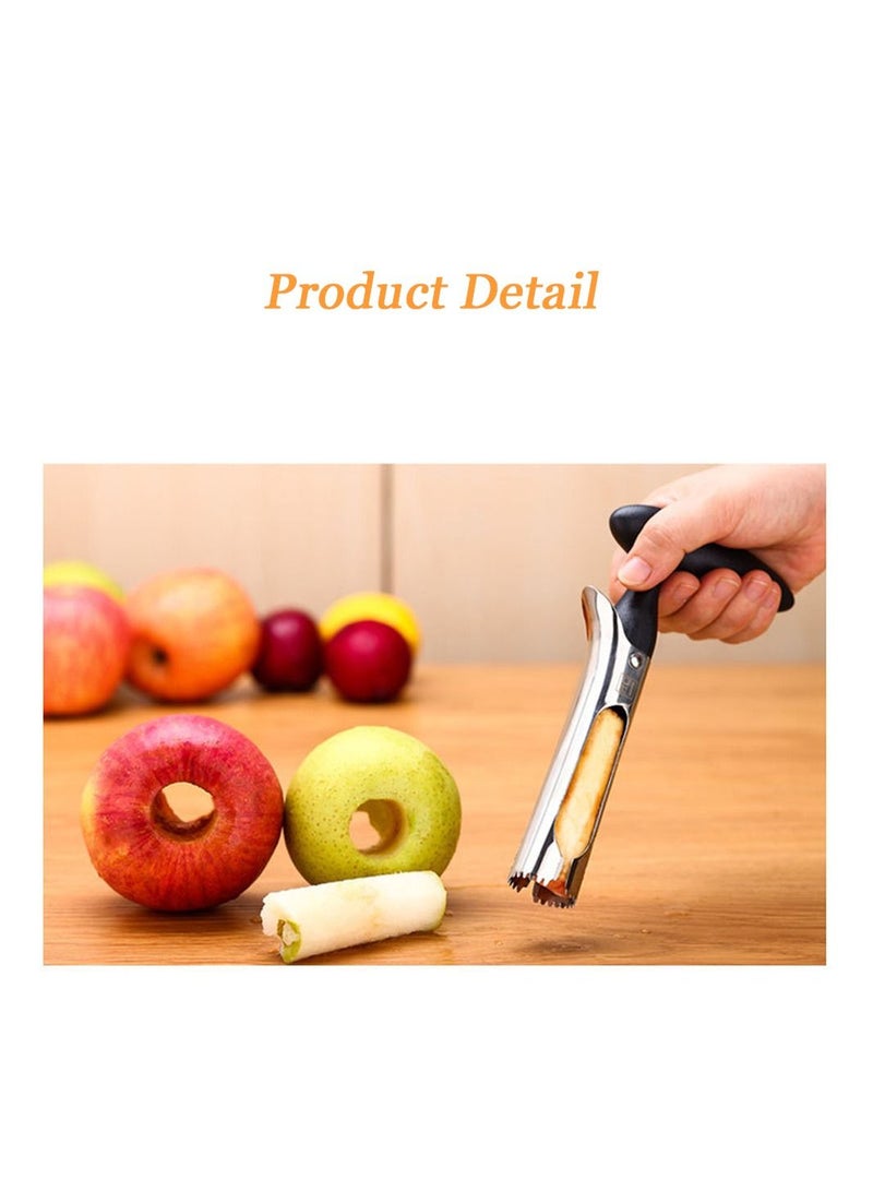 NIBEMINENT Apple Corer, Stainless Steel Fruit Vegetables Convenient for Juicer, Perfect Pitter Apples and Pears, Safe Durable Kitchen Gadgets  - Image 5