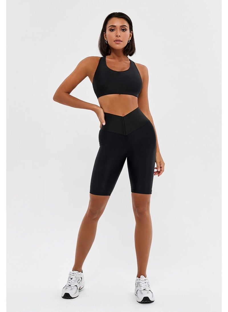 Bona Fide Premium High Waist Push Up Biker Shorts for Women – Tummy Control Lifting Gym Shorts – Body Shaping Workout Shorts - Image 3
