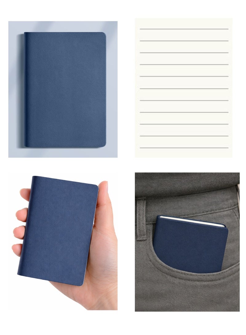 Pocket lined notebbok Blue color
