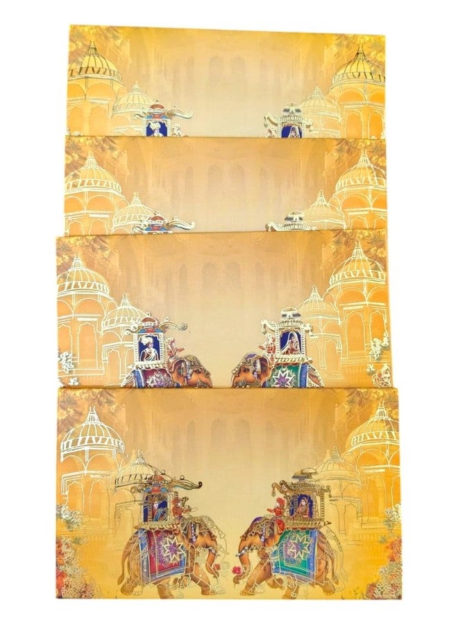 KOOGLY Premium Design Money and Shagun Envelopes for Wedding,Birthday,Gifting |Velvet Feel | Multicolor|Pack of 10| - Image 3