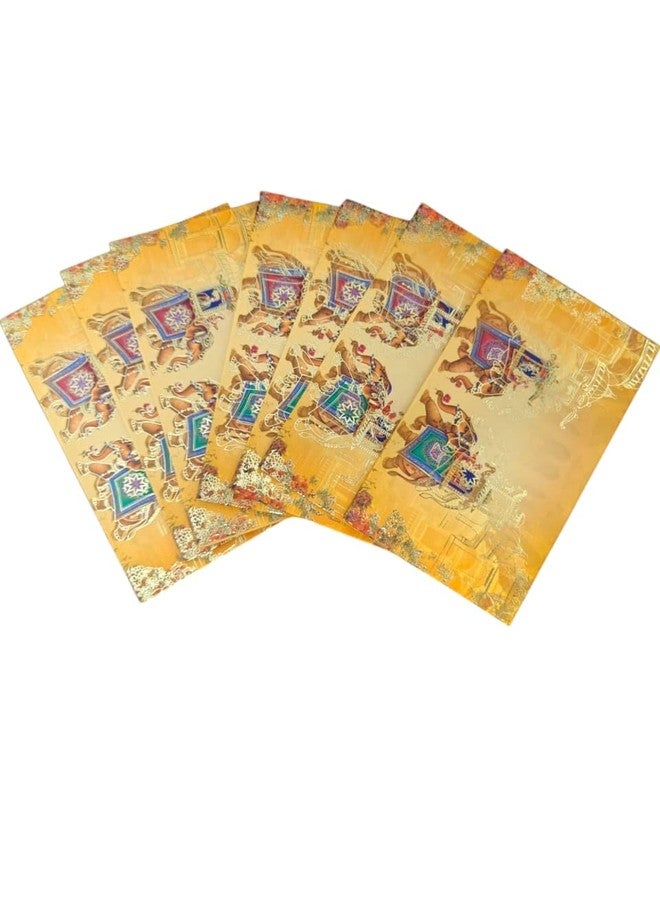 KOOGLY Premium Design Money and Shagun Envelopes for Wedding,Birthday,Gifting |Velvet Feel | Multicolor|Pack of 10| - Image 2