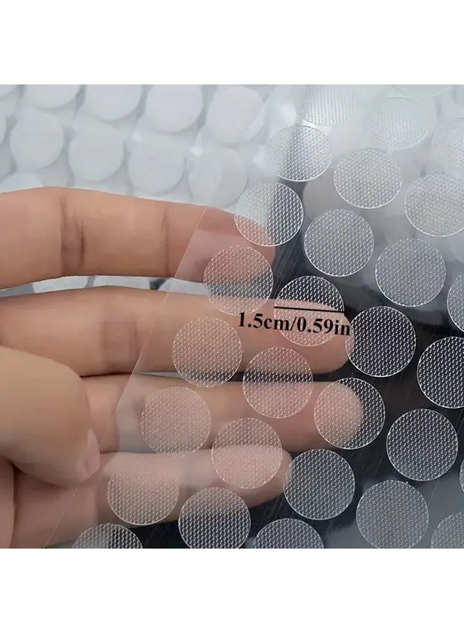 90 Pcs White Self Adhesive Hook And Loop Dots Strong Sticker For Classroom Office Home - Image 3