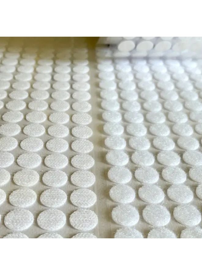 90 Pcs White Self Adhesive Hook And Loop Dots Strong Sticker For Classroom Office Home - Image 4