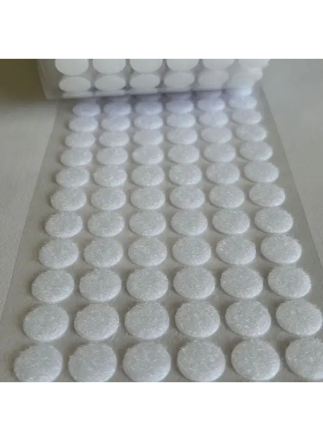 90 Pcs White Self Adhesive Hook And Loop Dots Strong Sticker For Classroom Office Home - Image 2