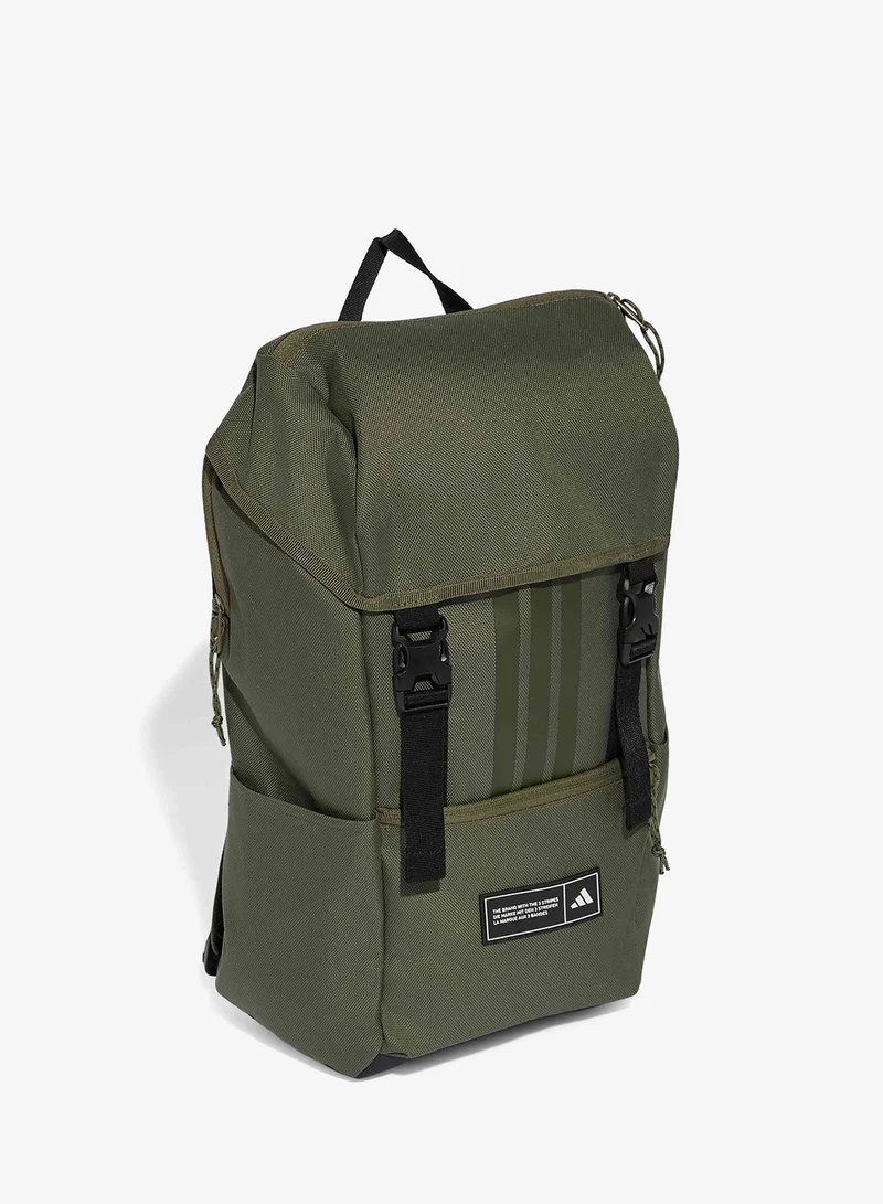 Adidas OLISTR/BLACK 3 Stripes Flap Backpack  | Best Price UAE